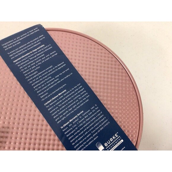 David Burke Spring Form Pan Non-Stick Bakeware New - Picture 2 of 5